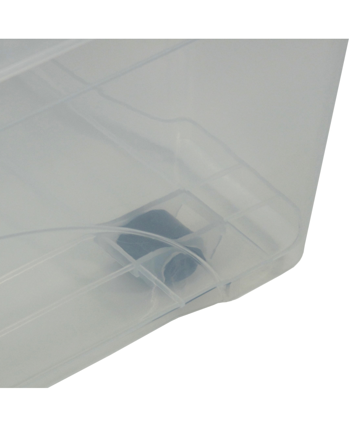 Taurus 6.75 Gallon Rolling Bin Storage Organizer