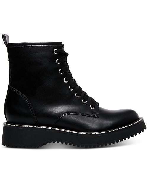 madden girl lace up combat boots