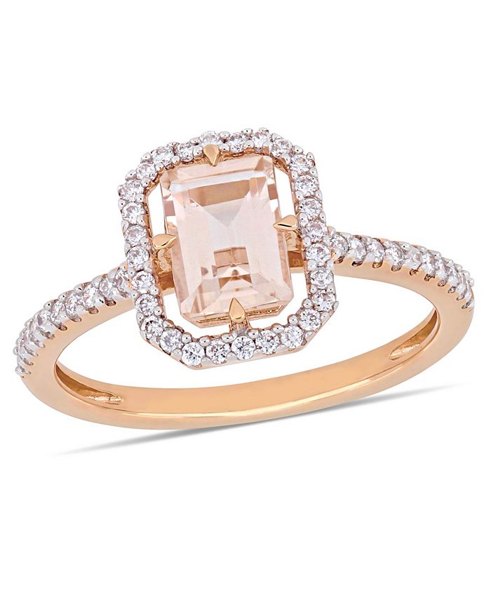 Macy's discount morganite ring