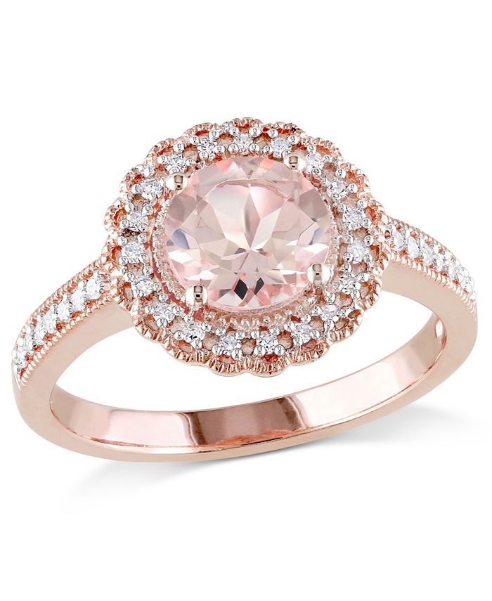 Macy's morganite clearance ring