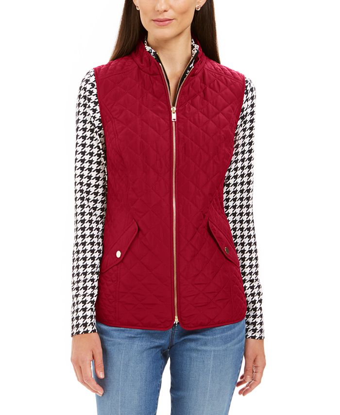 Charter club outlet quilted vest