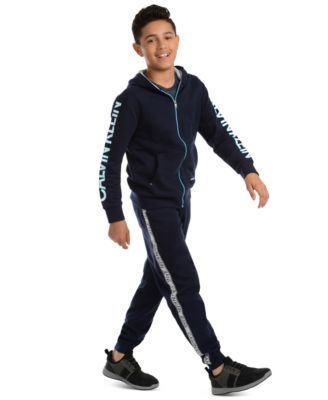 calvin klein logo tape jogger pants