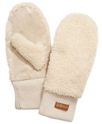 ugg faux fur mittens