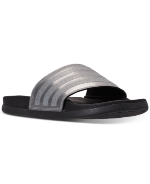image of adidas Women-s Adilette Comfort Slide Sandals from Finish Line