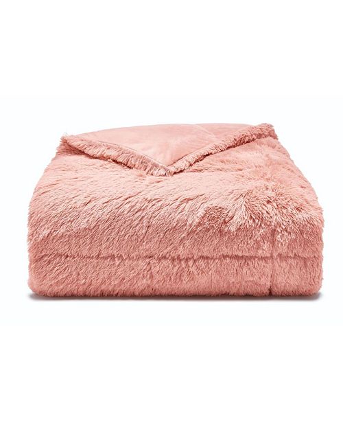 Martha Stewart Collection Shaggy Faux Fur King California King 3