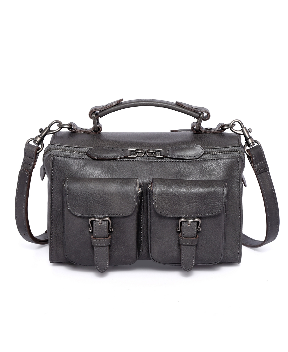 Women's Genuine Leather Las Luna Crossbody Bag - Aqua