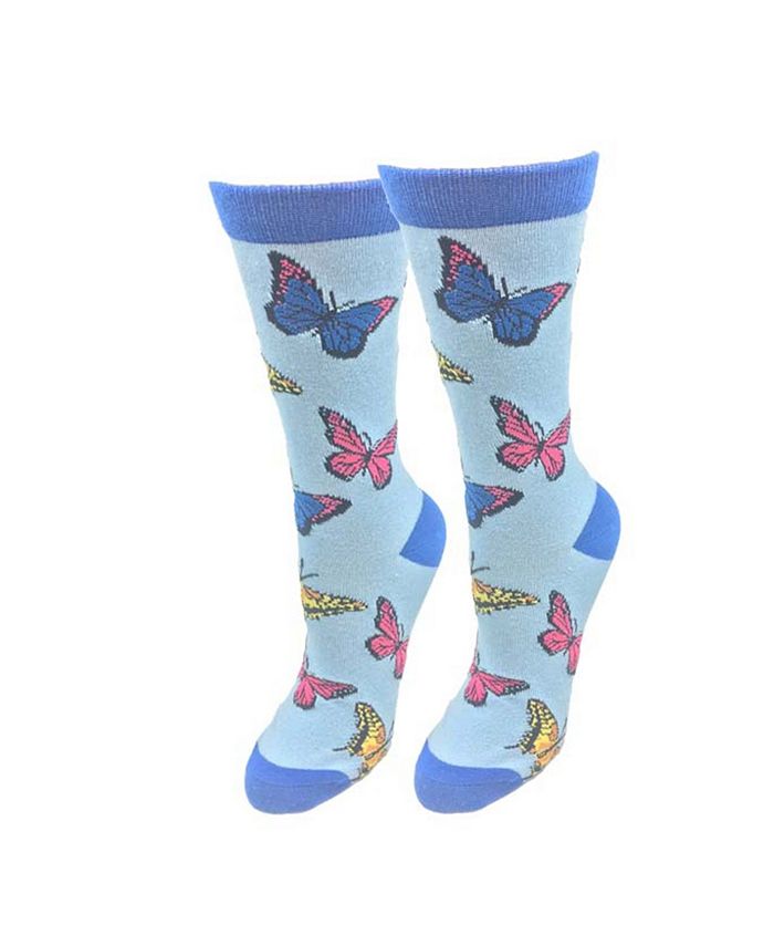 Sock Harbor Butterfly Socks - Macy's