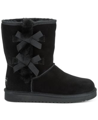 short black ugg boots with bows