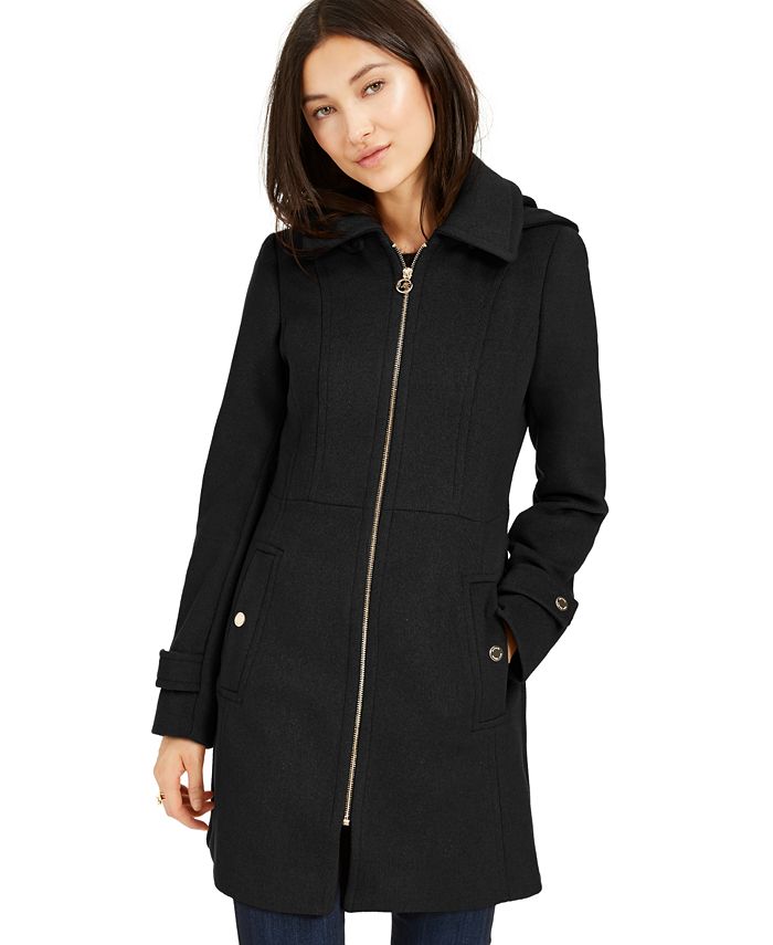 Michael Kors Hooded Coat, Created for Macy's - Macy's