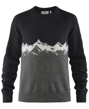 Fjall Raven Men's Greenland Graphic Sweater In Dark Grey