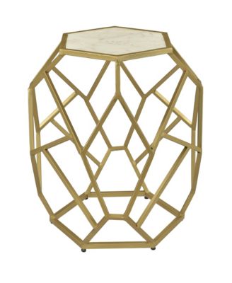 Coast to Coast - Hexagonal Accent Table, Quick Ship