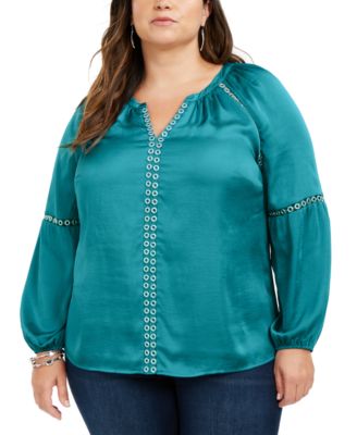 macys peasant blouses