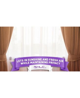 2 Pack Sheer Voile Window Curtain Sheer Panels