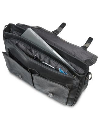 Buffalo Collection Single Compartment Laptop Briefcase