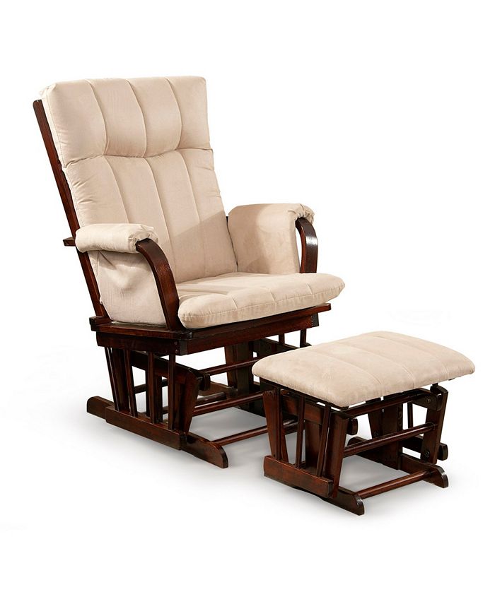 Glider chair hotsell and ottoman set