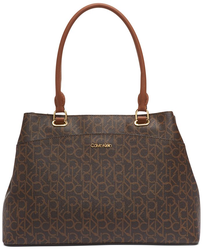 Calvin Klein Hudson Signature Tote & Reviews - Handbags & Accessories -  Macy's