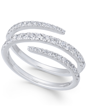 image of Diamond Wrap Statement Ring (5/8 ct. t.w) in 14k White Gold