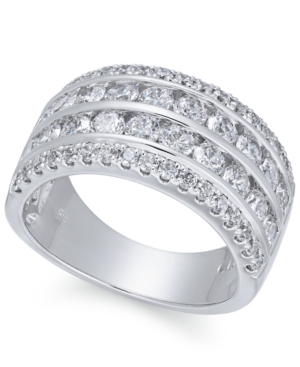 image of Diamond Multi-Row Band (2 ct. t.w.) in 14k White Gold