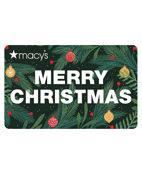 Macy S Merry Christmas E Gift Card Reviews Gift Cards Macy S