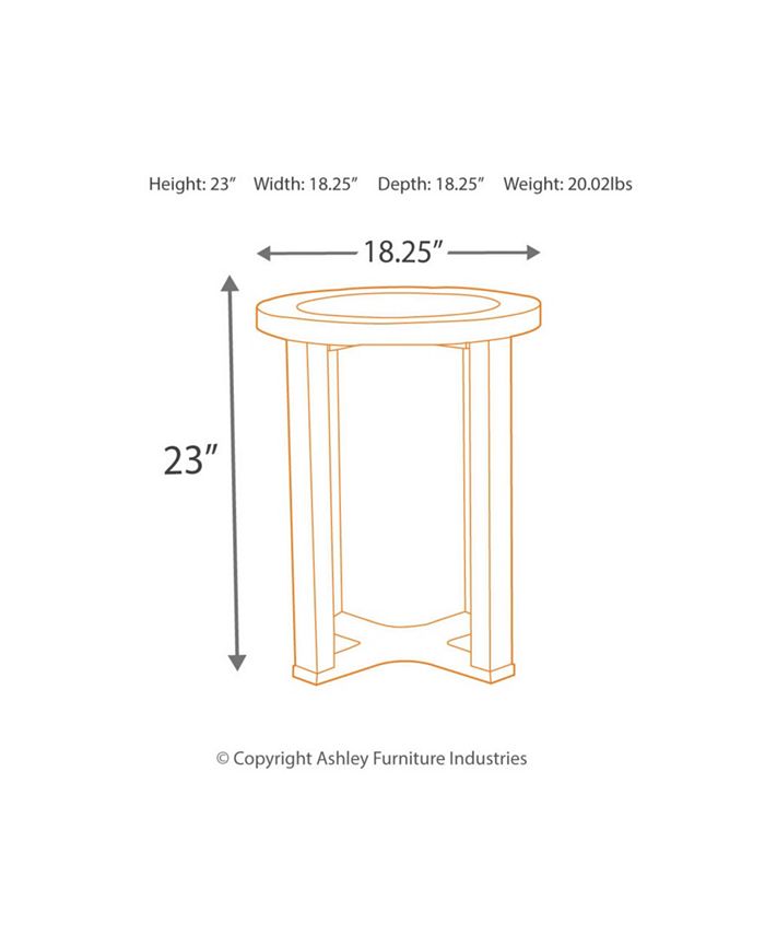 Signature Design By Ashley Ashley Furniture Marion End Table Macy's