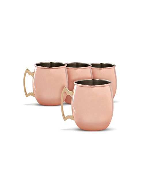 Thirstystone Copper Moscow Mule Mugs, Set of 4 & Reviews Glassware