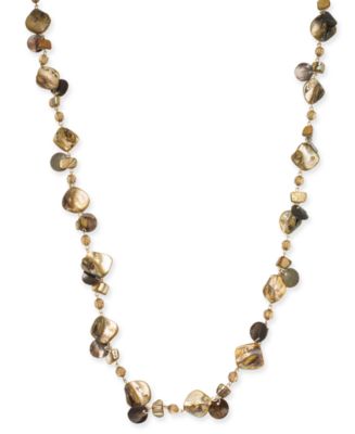 Style & Co Shell Rope Long Necklace, Created for Macy's - Macy's