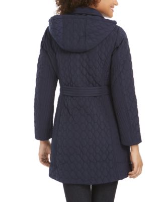 Imperméable Femme Jones New York - Taille M, Bleu Marine, Doublure Pois, Occasion