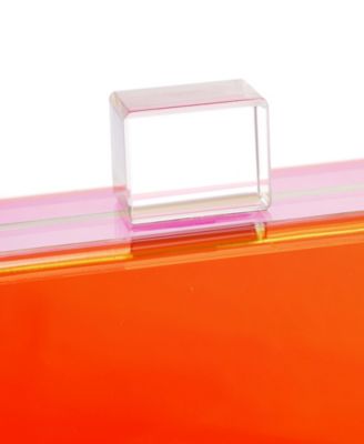 Trendy Transparent Acrylic Clutch