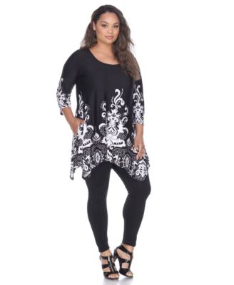 Plus Yanette Tunic Top