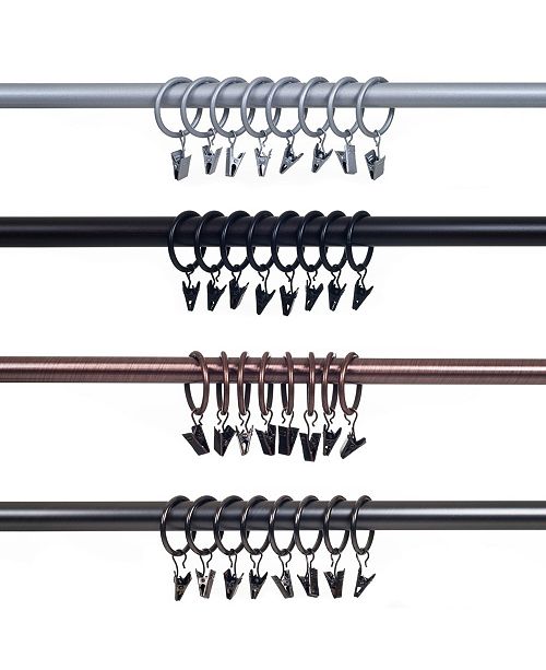Baldwin Home 1 25 Curtain Rod Ring Clips Set Of 8 Reviews