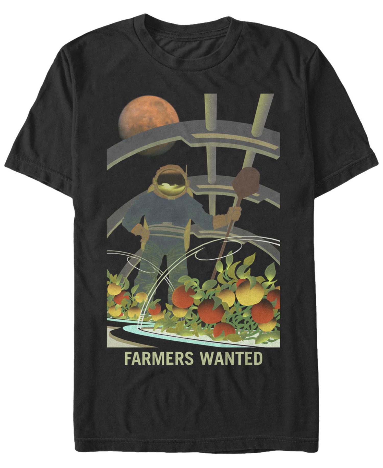 NASA Men's Mars Farmers Wanted Short Sleeve T-Shirt