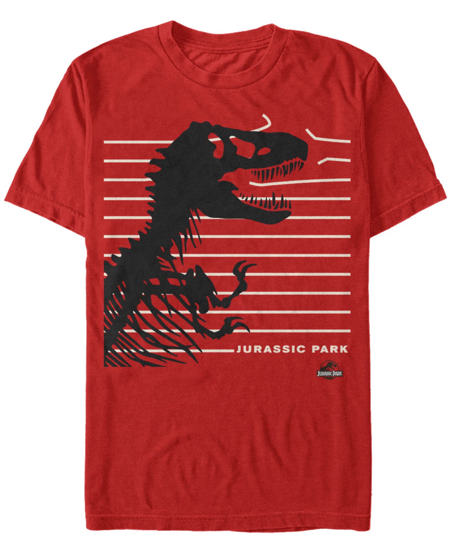 Мужская футболка Fifth Sun Jurassic Park Breaking The Fence Short Sleeve, цвет: Красный — фото 1