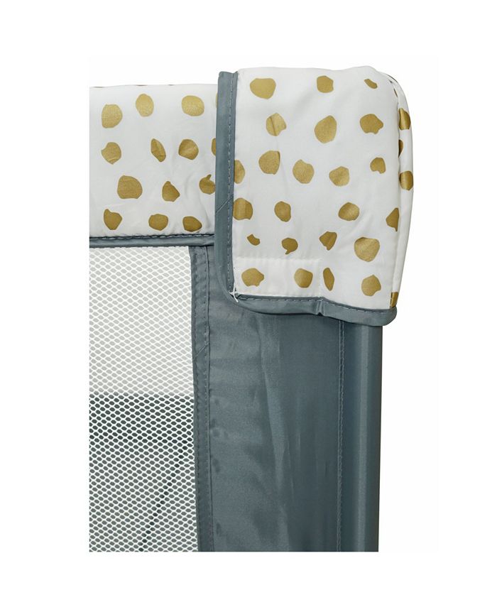 Romp & Roost Luxe Play Yard Gold Tone Pods Macy