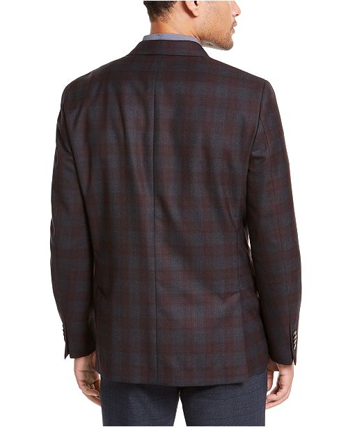 Michael Kors Men's ClassicFit Plaid Sport Coat & Reviews Blazers