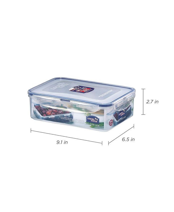 Lock n Lock Easy Essentials Rectangular 54Oz. Food Storage Container