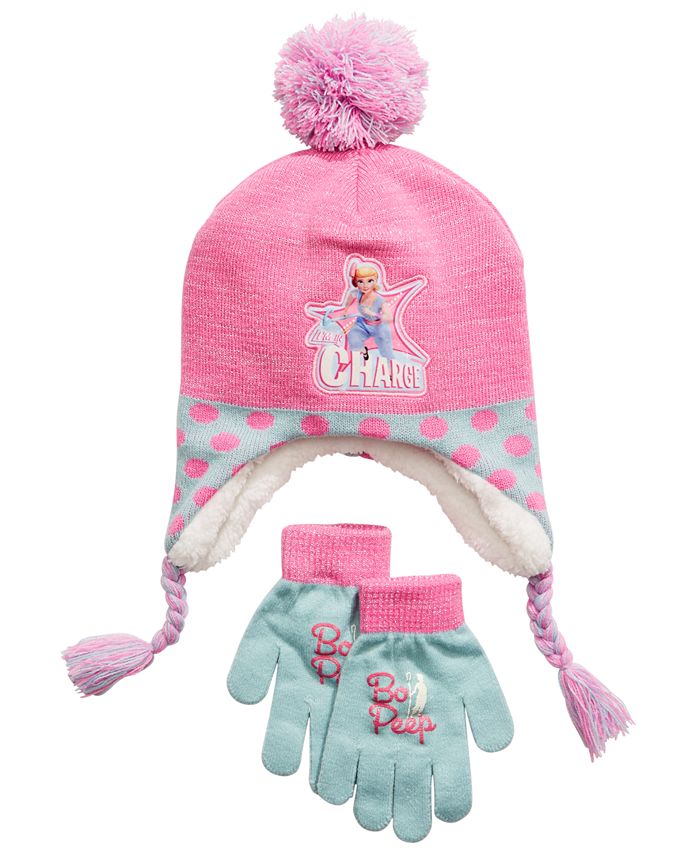 Disney Big Girls 2 Pc Toy Story Bo Peep Heidi Hat And Gloves Set