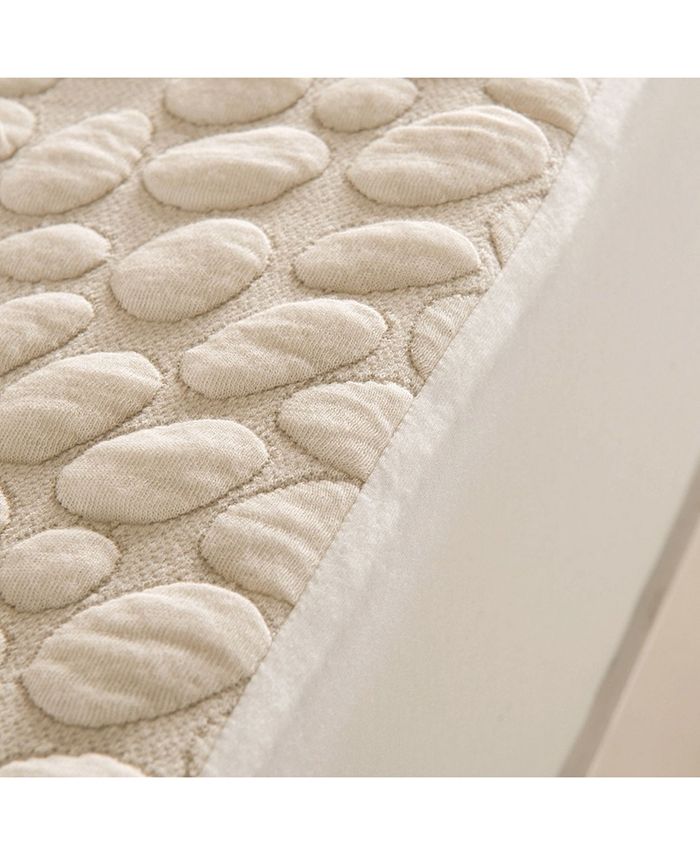 Christopher Knight Pebbletex Organic Cotton Queen Mattress Protector