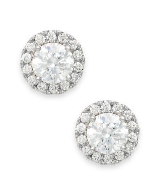 1 ct solitaire earrings