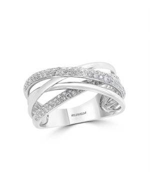 image of Pave Classica By Effy Diamond (3/8 ct. t.w.) Ring in 14k White Gold