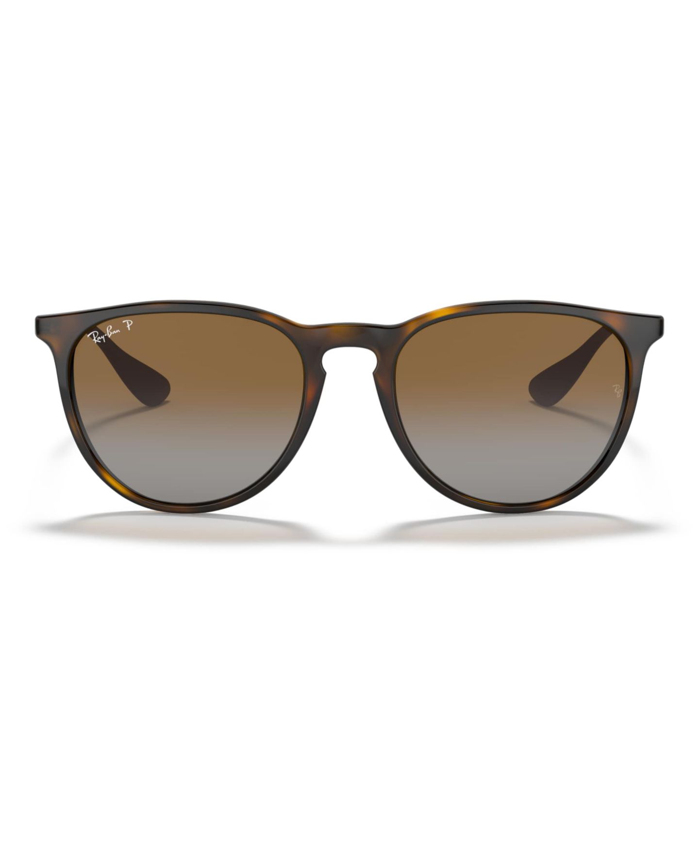Солнцезащитные очки Ray-Ban Unisex Polarized Erika Sunglasses, RB4171F Low Bridge Fit, цвет: Гавана / Коричневый — фото 1
