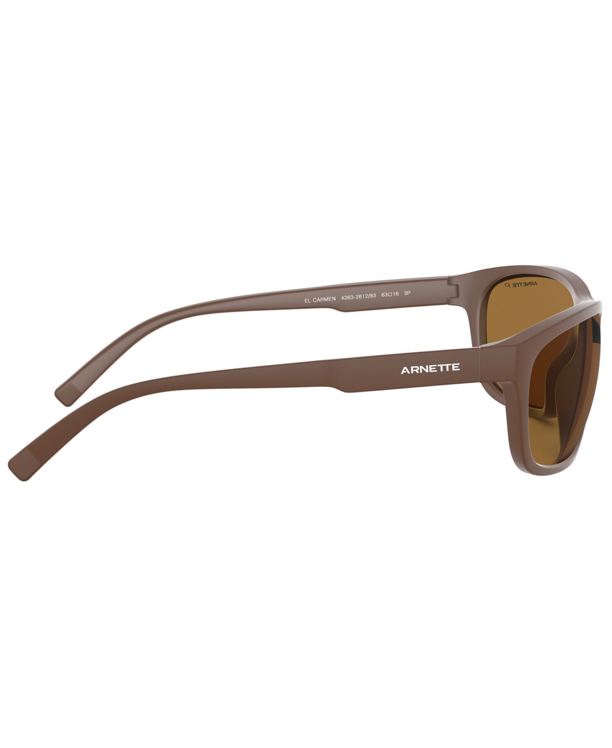 Shop Arnette Men's Polarized Sunglasses In Matte Brown,polar Brown
