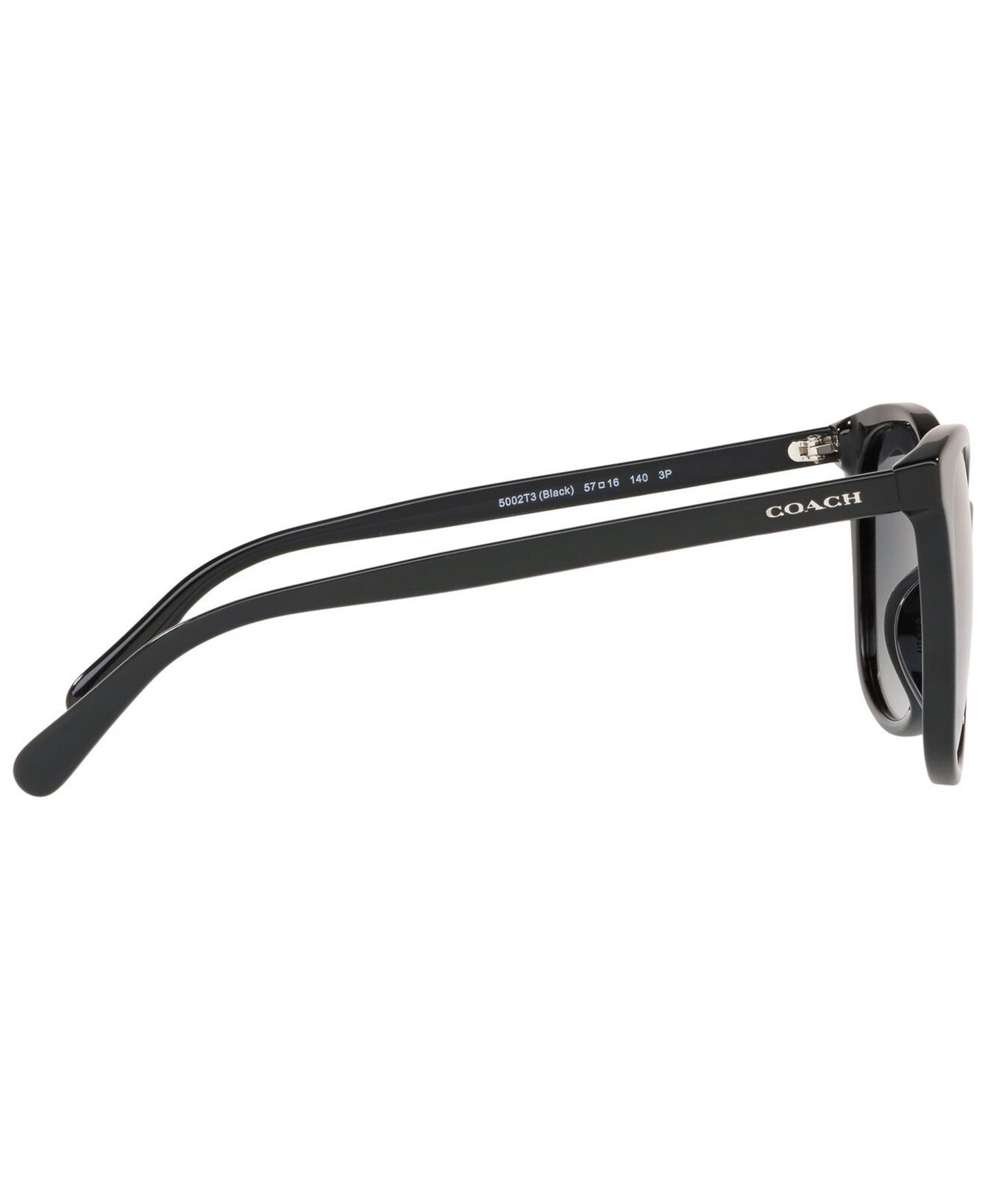 Женские солнцезащитные очки COACH Polarized Sunglasses, HC8271U, цвет: Чёрный / Серый градиентный — фото 4