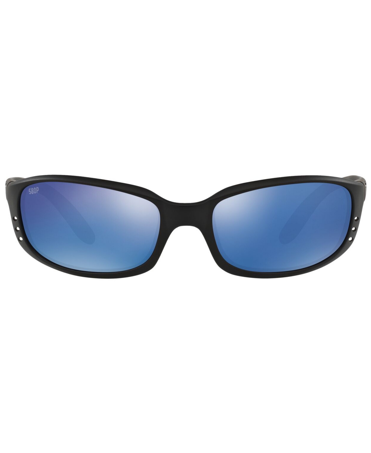 Shop Costa Del Mar Unisex Polarized Sunglasses, 6s000184 In Black,blue Mir Pol