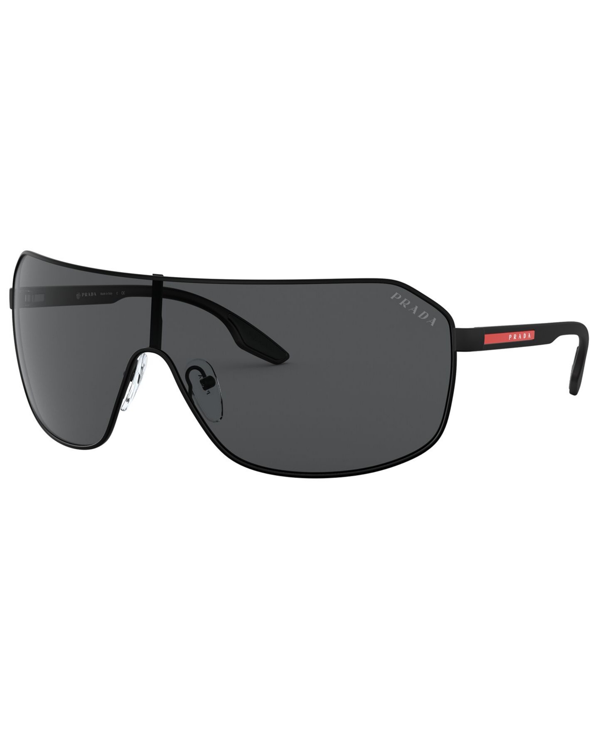 Prada Men's Sunglasses, Ps 53vs 37 In Matte Black,grey