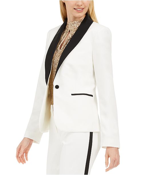 Calvin Klein Tuxedo Blazer Reviews Women Macy S
