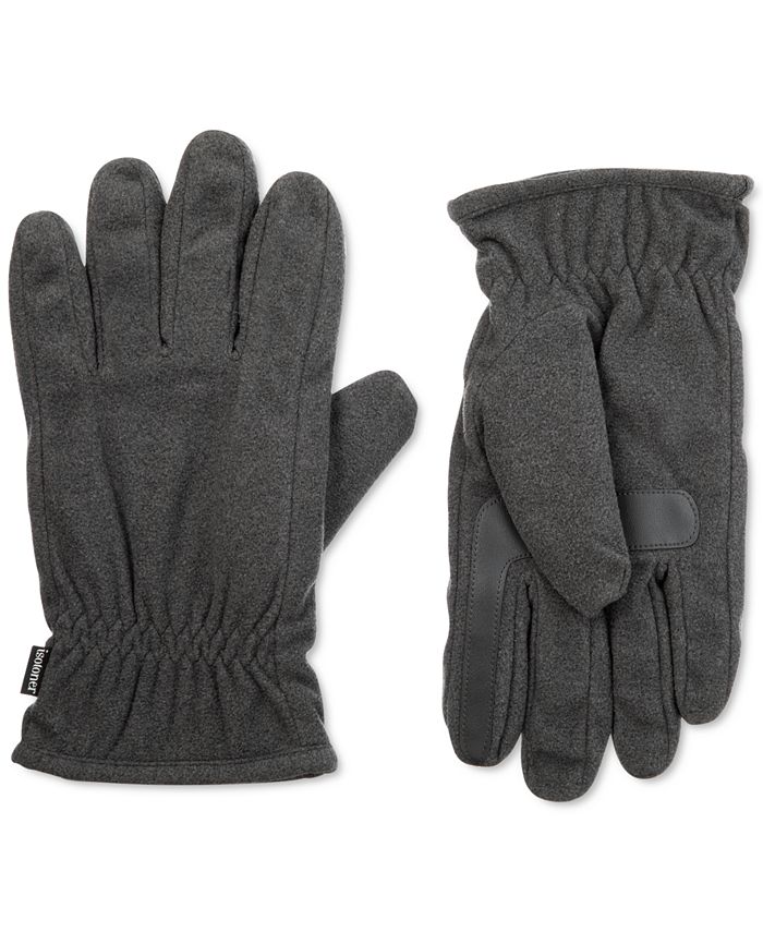 Isotoner Signature Men's smartDRI Fleece smarTouch Gloves - Macy's