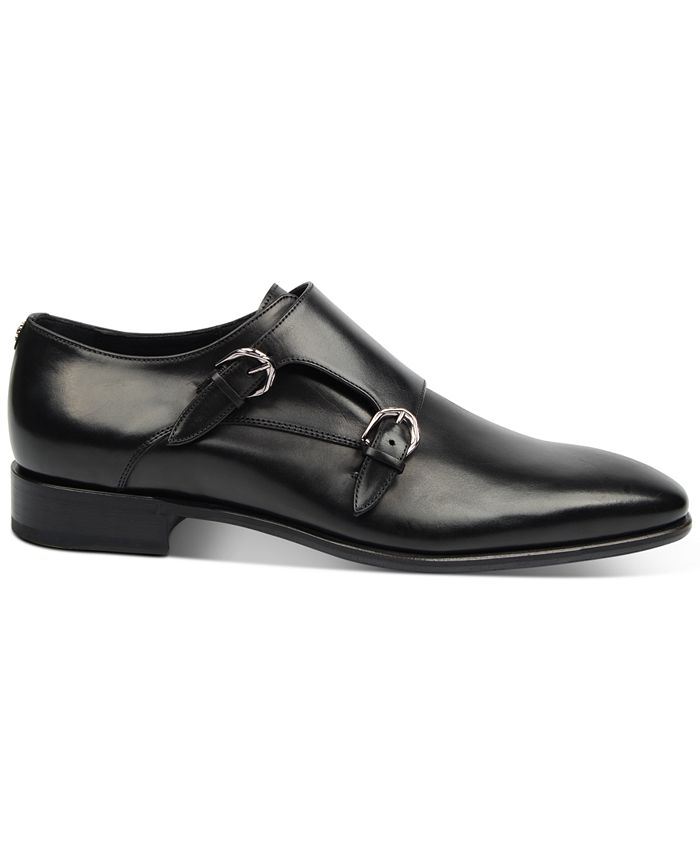 Roberto Cavalli Men's Plain-Toe Double Monk Strap Loafers - Macy's