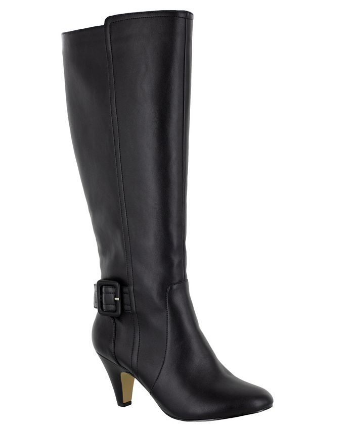 Bella Vita Troy Ii Wide Calf Tall Dress Boots Women's Shoes Black Size 6 W main image 0