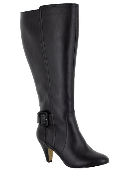Женские ботинки Bella Vita Troy II Wide Calf Tall Dress Boots, цвет: Чёрный кожаный