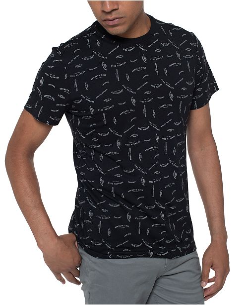 Kenneth Cole Men's Logo-Print T-Shirt & Reviews - T-Shirts - Men - Macy's